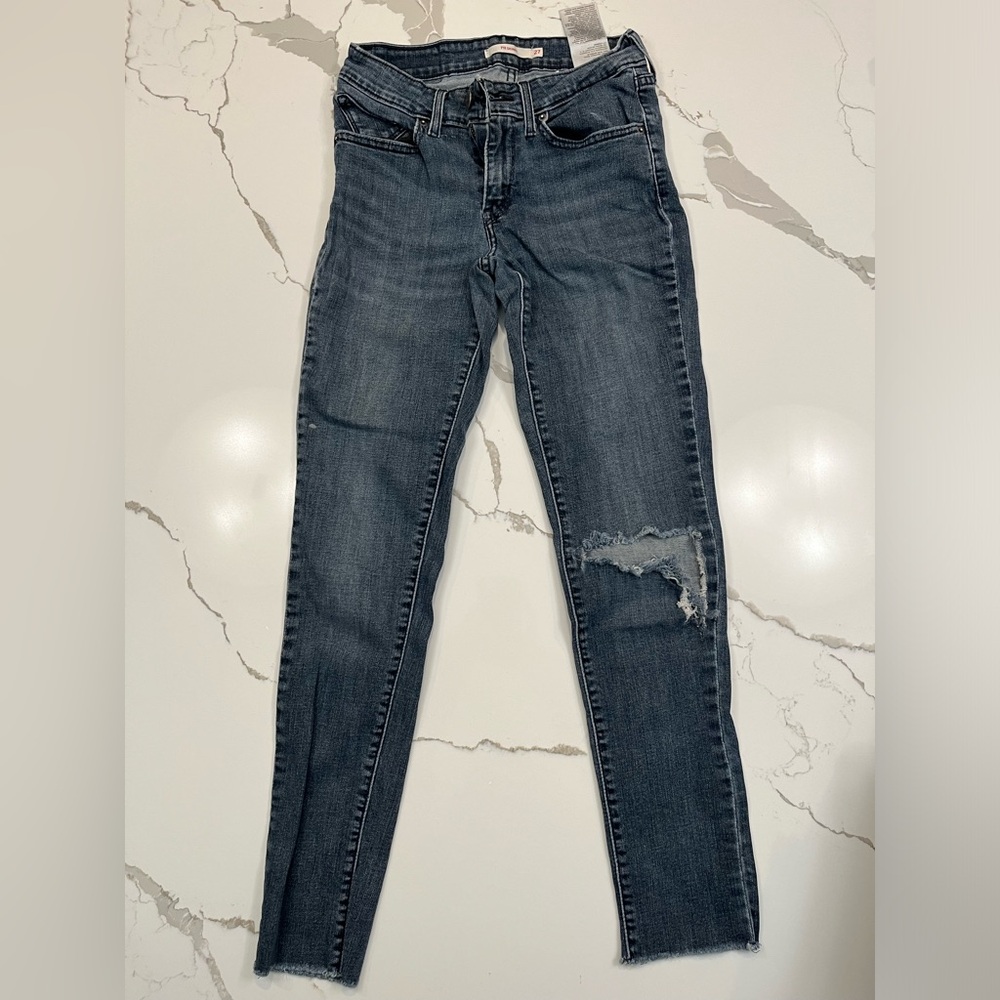 Levi’s 711 Skinny Ankle Denim Jeans Size 27